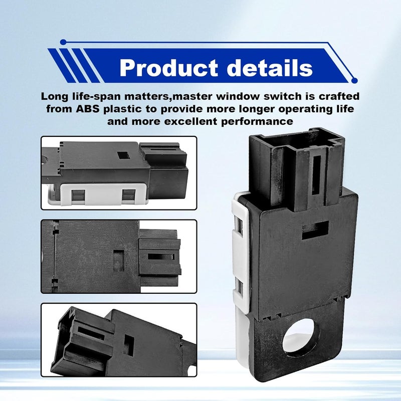 Pleoos 25981009 Brake Light Switch Sensor Compatible with 2007-2011 Cadillac Escalade,2010-2011 Chevy Silverado 1500,2007-2011 Chevy Avalanche,Replaces D1539JDEL,D1539J - Image 3